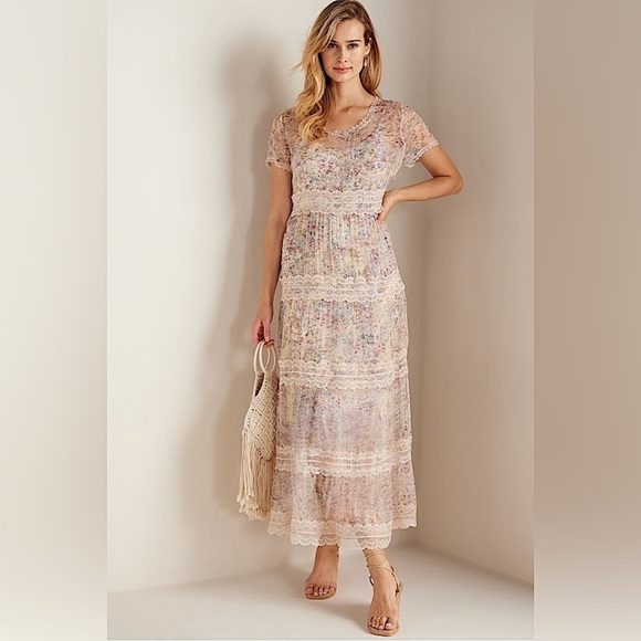 Soft Surroundings Dresses & Skirts - NEW Soft Surroundings Althea Floral Lace Maxi Dress Size 24 $180 Boho